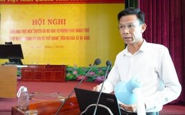 Hội nghị tuyên truyền chuyển đổi mô hình và phương pháp quản lý thuế đối với hộ, cá nhân kinh doanh khi xóa bỏ thuế khoán