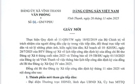Đảng ủy xã Vĩnh Thanh