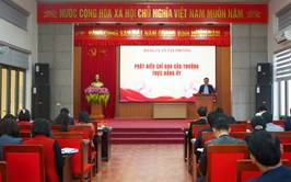 ĐẢNG UỶ XÃ TÂY PHƯƠNG TỔ CHỨC HỘI NGHỊ QUÁN TRIỆT CHỈ THỊ 50, ĐÁNH GIÁ CHẤT LƯỢNG TỔ CHỨC ĐẢNG VÀ TẬP HUẤN PHẦN MỀM SỔ TAY ĐẢNG VIÊN ĐIỆN TỬ NĂM 2025