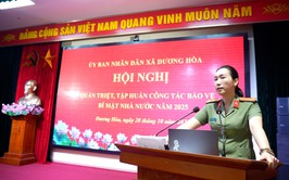 Hội nghị tập huấn về bảo vệ bí mật nhà nước trên địa bàn xã Dương Hòa