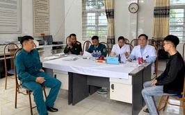 Những hình ảnh sơ khám nghĩa vụ quân sự xã Thượng Phúc