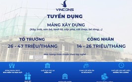 Công ty Cổ phần phát triển và đầu tư xây dựng VINCONS tuyển dụng