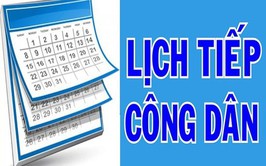 Thông báo lịch tiếp công dân định kỳ tại Trụ sở UBND phường Ba Đình