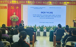 UBND phường Tương Mai tổ chức tập huấn, cập nhật kiến thức về An toàn thực phẩm nông, lâm, thuỷ sản cho người cán bộ quản lý; các hộ sản xuất kinh doanh; các hộ dân trên địa bàn Phường