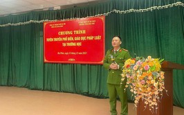 Công an xã Đa Phúc tổ chức tuyên truyền pháp luật