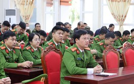 Công an xã Tiến Thắng ra quân tấn công, trấn áp tội phạm, bảo đảm an ninh, trật tự