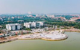 Công viên Gia Lâm đang dần hoàn thiện