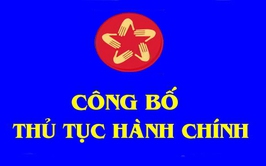 Thông báo về việc niêm yết công khai thủ tục hành chính tại phường Thanh Xuân