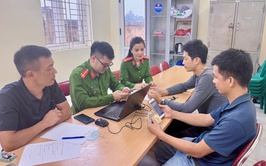 Xã Tiến Thắng quyết liệt chiến dịch làm sạch dữ liệu phương tiện giao thông