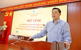 Xã Đoài Phương mít tinh kỷ niệm ngày Dân số Việt Nam (26/12) và tổng kết công tác Dân số năm 2025