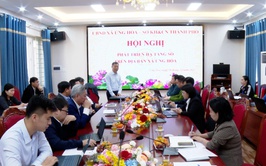 SỞ KHOA HỌC VÀ CÔNG NGHỆ THÀNH PHỐ HÀ NỘI LÀM VIỆC VỚI UBND XÃ ỨNG HÒA VỀ PHÁT TRIỂN HẠ TẦNG SỐ.