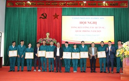 XÃ PHÚC SƠN TỔ CHỨC HỘI NGHỊ TỔNG KẾT CÔNG TÁC QUÂN SỰ, QUỐC PHÒNG NĂM 2025