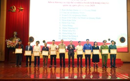 Xã Quang Minh khen thưởng cho các tập thể, cá nhân có thành tích xuất sắc trong công tác quân sự quốc phòng  năm 2025