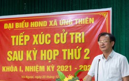 ĐẠI BIỂU HĐND XÃ ỨNG THIÊN TIẾP XÚC CỬ TRI SAU KỲ HỌP CUỐI NĂM 2025