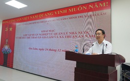 Gia Lâm tổ chức tập huấn nghiệp vụ quản lý nhà nước về thể dục thể thao năm 2025