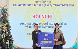 Hội nghị tổng kết công tác Quỹ Bảo trợ trẻ em và tri ân nhà tài trợ