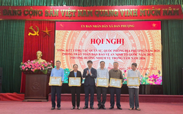 Tổng kết công tác quốc phòng an ninh năm 2025, triển khai nhiệm vụ năm 2026.