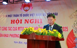 UB MTTQ xã Yên Bài tổng kết công tác mặt trận và các tổ chức chính trị xã hội năm 2025.