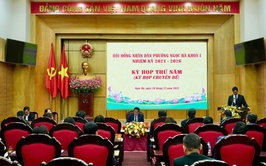 HĐND phường Ngọc Hà tổ chức Kỳ họp thứ 5 (kỳ họp chuyên đề), thông qua các nghị quyết quan trọng về công tác cán bộ và phát triển kinh tế – xã hội