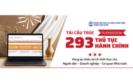 Hà Nội tái cấu trúc danh mục 293 thủ tục hành chính: Người dân làm thủ tục thuận tiện hơn, tiết kiệm thời gian và chi phí