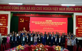 Đoàn cán bộ cấp chiến lược dự nguồn của Đảng Nhân dân cách mạng Lào thăm và làm việc tại xã Đan Phượng