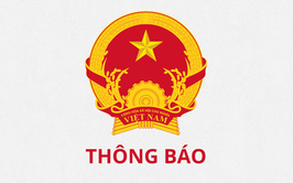 Thông báo Về việc treo cờ Tổ quốc