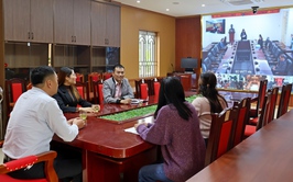 Xã Đoài Phương tham dự hội nghị trực tuyến tập huấn kỹ năng sản xuất nội dung thông tin cơ sở, tuyên truyền Đại hội Đảng các cấp tiến tới Đại hội Đảng toàn quốc lần thứ XIV