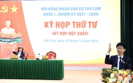 HĐND xã Thư Lâm khoá I, nhiệm kỳ 2021-2026 tổ chức Kỳ họp thứ Tư
( Kỳ họp đột xuất)
