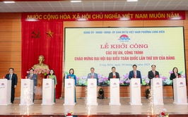 Khởi công 4 dự án chào mừng Đại hội đại biểu toàn quốc lần thứ XIV của Đảng