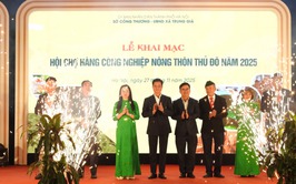 KHAI MẠC HỘI CHỢ HÀNG CÔNG NGHIỆP NÔNG THÔN THỦ ĐÔ NĂM 2025