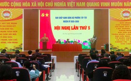 Hội nghị Ban chấp hành Đảng bộ phường Tây Tựu lần thứ  5