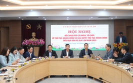 UBND xã Gia Lâm tổ chức hội nghị đối thoại với công dân, tổ chức, doanh nghiệp về thủ tục hành chính năm 2025