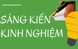 Quyết định về việc công nhận sáng kiến cấp cơ sở, cấp thành phố