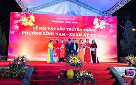 phường Lĩnh Nam tổ chức Chương trình văn nghệ mừng Đảng, mừng xuân Ất Tỵ 2025.