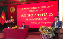 HĐND huyện khóa 20, nhiệm kỳ 2021- 2026 tổ chức kỳ họp thứ 22 ( Kỳ họp chuyên đề).