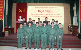 Hội nghị gặp mặt tặng quà cho tân binh xã Phú Cát lên đường làm nhiệm vụ bảo vệ Tổ quốc năm 2025