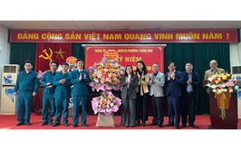UBND phường Tương Mai tổ chức hội nghị Kỷ niệm 90 năm ngày truyền thống Dân quân tự vệ Việt Nam (28/3/1935- 28/3/2025).