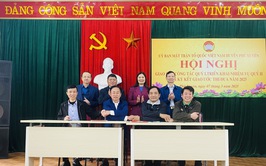 MTTQ huyện  tổ chức hội nghị sơ kết công tác Mặt trận Quý I, triển khai nhiệm vụ trọng tâm Quý II/ 2025