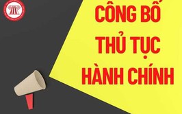 Quyết định công bố danh mục thủ tục hành chính ban hành mới trong lĩnh vực hỗ trợ tổ hợp tác, hợp tác xã, liên hiệp hợp tác xã