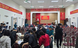 Phường Vĩnh Hưng tổ chức đăng ký nghĩa vụ quân sự, quân nhân dự bị và dân quân tự vệ 