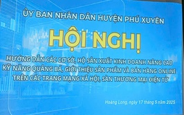 Tập huấn bán hàng online cho 2 xã Hồng Minh và Hoàng Long