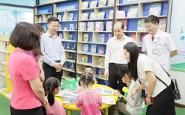 Trao tặng khu vui chơi trẻ em và phòng đọc sách thiếu nhi cho Bệnh viện Nhi Hà Nội