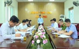 Chủ tịch UBND huyện Hoài Đức Nguyễn Hoàng Trường kiểm tra công tác xử lý vi phạm đất đai trên địa bàn các xã La Phù, An Khánh