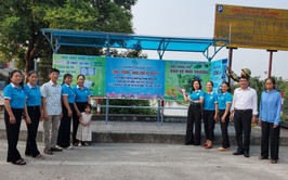 Hội LHPN xã Đại Cường xã hội hóa xây dựng 02 Nhà chờ xe buýt, thiết thực phục vụ nhân dân