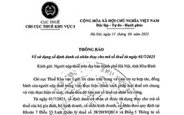 Sử dụng số định danh cá nhân thay cho mã số thuế từ 01/7/2025