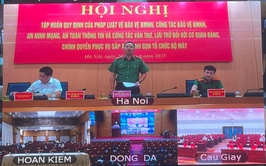 Tiếp sóng Hội nghị trực tuyến từ điểm cầu UBND Thành phố