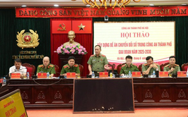 Chuyển đổi số trong lực lượng Công an Thủ đô đáp ứng yêu cầu nhiệm vụ trong kỷ nguyên vươn mình của dân tộc