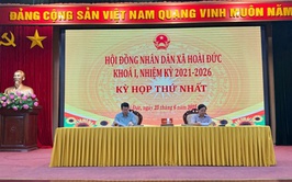 HĐND xã Hoài Đức vận hành thử nghiệm kỳ họp thứ nhất, nhiệm kỳ 2021-2026