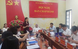 Đảng ủy phường Đại Mỗ vận hành thử nghiệm và cho ý kiến về công tác xây dựng Đảng