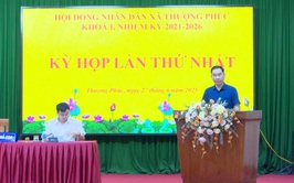 Hội đồng nhân dân xã Thượng Phúc tổ chức vận hành thử nghiệm kỳ họp lần thứ nhất